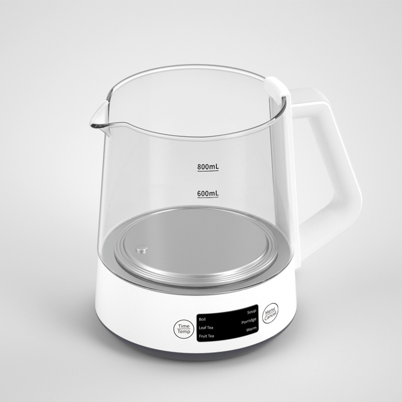 800ml Mini Multifunctional Portable Tea Strainer Glass Electric Kettle Tea Maker