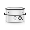 1L Ceramic container portable handle electric heated bento lunch box for cook rice and warm food
